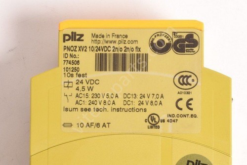 PNOZ XV2 10/24VDC 2n/o 2n/o fix Pilz - Nuevo otro - incl. garantía - Imagen 6 de 6