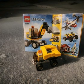 LEGO Creator #31014 3 In 1 Digger Dump Truck Bulldozer Complete w/ Instructions