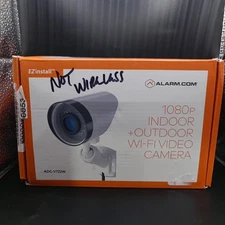 ALARM.COM 1080p Indoor+Outdoor WI-FI Video Camera ADC-V722W (Open Box Like New)
