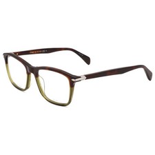 Rag Bone Men's 53 mm Brown Havana Green Opticals RNB7024-I2A-53