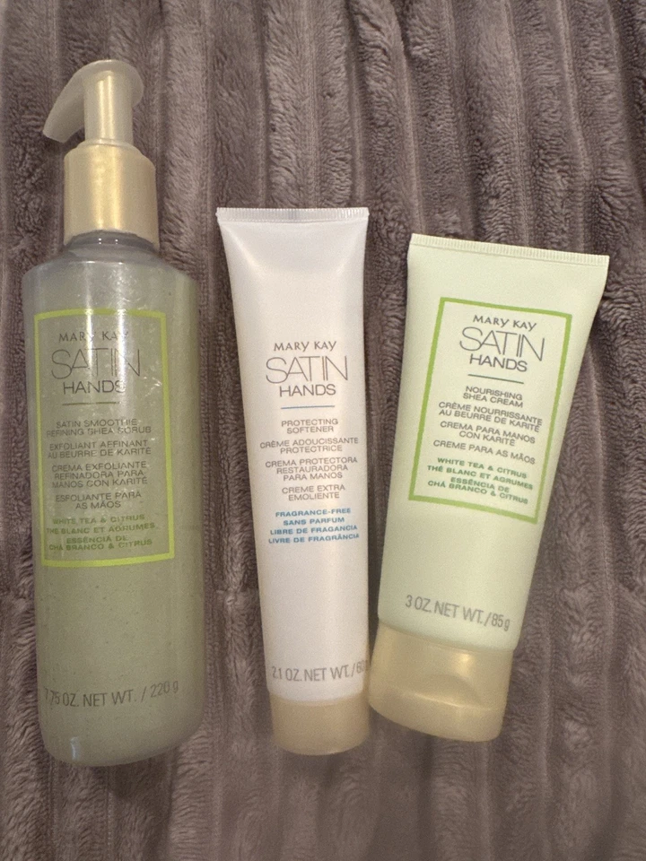 Mary Kay Satin Hands Pampering Set – White Tea & Citrus & Fragrance-Free – 3 - Image 3 of 3
