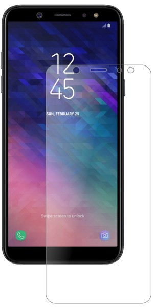 2X Schutzfolie FüR Samsung Galaxy A6 Plus Matt - Anti-Shock 9H Folie Dipos Glass-image