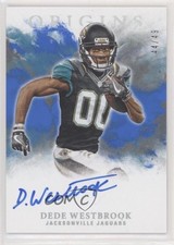 2017 Panini Origins Rookie Auto Blue 44/49 Dede Westbrook #RA-DD Auto 0f5t