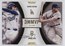 2025 Topps Welcome to the Club: 3x MVP Duals Shohei Ohtani Jimmie Foxx #D11