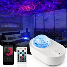 Star Projector 3 in 1 Galaxy Night Light Projector with White Noise and Bluet...