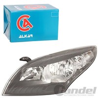 Alkar H7/H7 Scheinwerfer Schwarz Rechts Passend FüR Renault Megane | 2772228