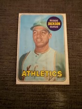 Topps 1969 Reggie Jackson Rookie #260 Oakland Athletics Baseball Card. rookie card picture
