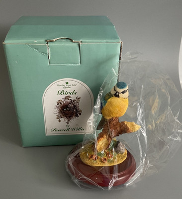 Bordüre Fine Arts. Bluetit, von Russell Willis, 1998. Originalkarton & Verpackung.