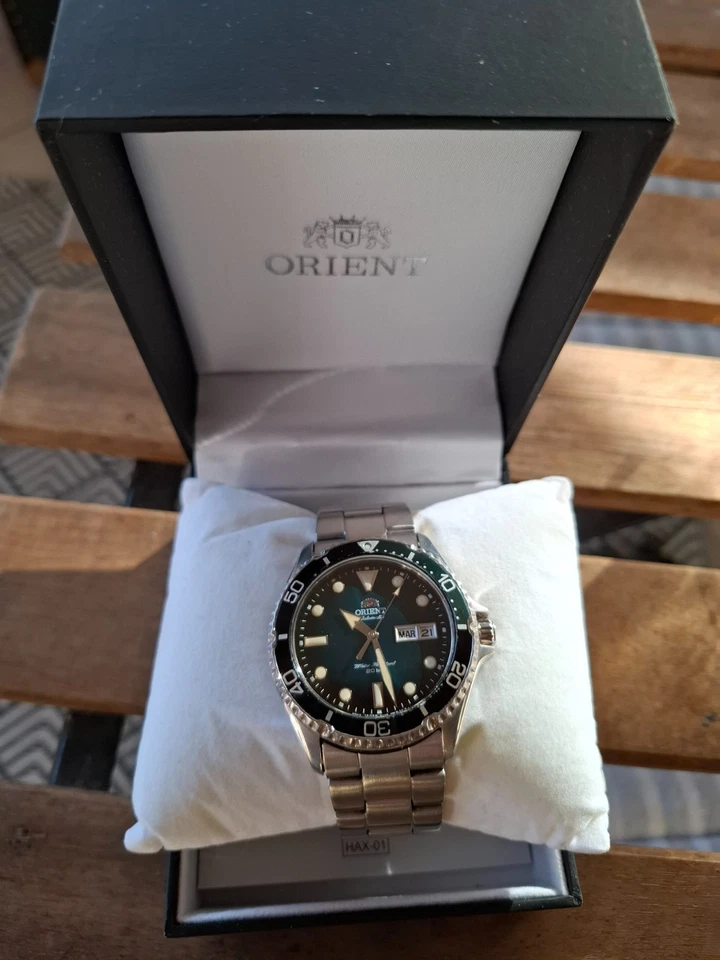 Orologio Automatico Orient Kamasu / Mako III verde petrolio - Immagine 3 di 4