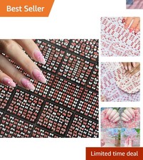 Elegant 30 Pcs Bow-Knot Nail Decals – Perfect DIY Nail Art Supplies for Women