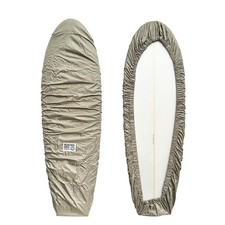 BEACHED DAYS Surfboard Cover Wrap Shortboards 5'0-6'6ft (Beige)