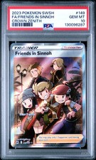 2023 POKEMON SWORD & SHIELD CROWN ZENITH #149 FULL ART/FRIENDS IN SINNOH PSA 10 on eBay