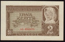 i-200074 Poland 2 Zlote 1941 UNC