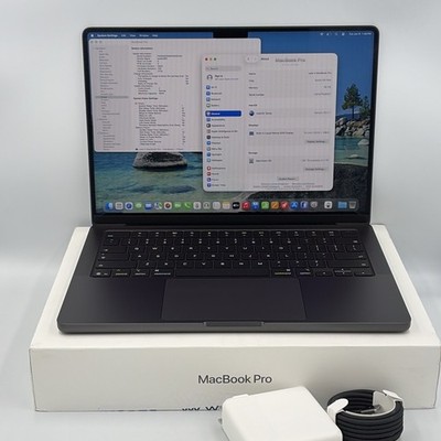 Apple MacBook Pro 14'' M5 Max 36GB RAM 2TB SSD Black Open Box 2 Batt Cycle - QMQT