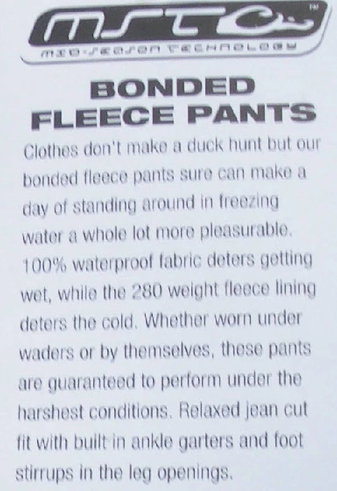 Drake Waterfowl DW2440-015-5 Mst Fleece Pant Max5 Camo 2Xlarge - Image 3 of 4