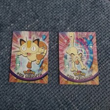 1999Meowth #52 Persian #53 151 Original Topps Pokémon Vintage Lot Cards NM