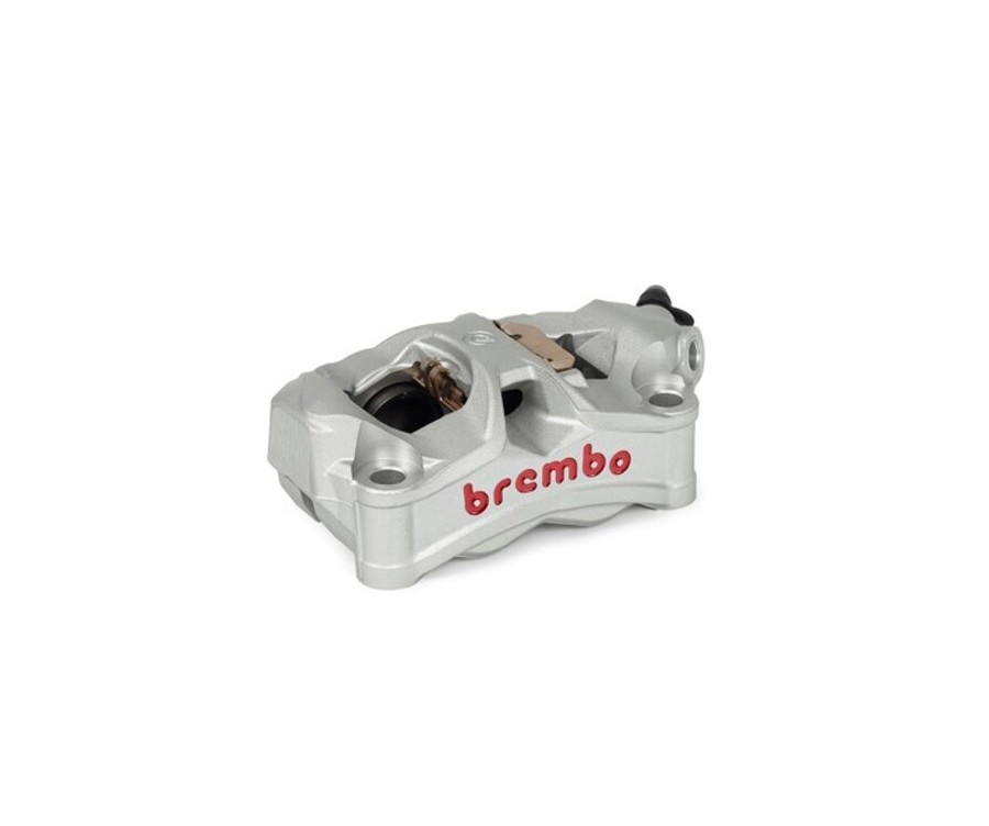 Etrier de frein avant gauche Brembo Stylema naturel 108mm pour moto sportive