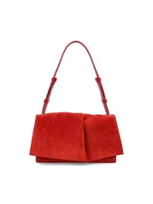 CHRISTIAN LOUBOUTIN Baggy small Shoulder bag - Reversed calf leather - Fever