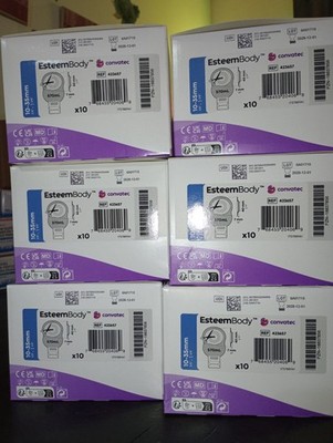 NEW STOCK!! CONVATEC ESTEEMBODY #423657,1pcOSTOMY POUCH,10ct