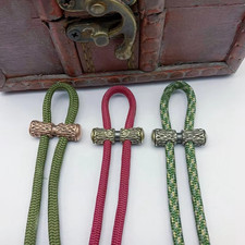 Brass Paracord DIY Bracelet Keychain Lanyard Accessories EDC Outdoor Pendant