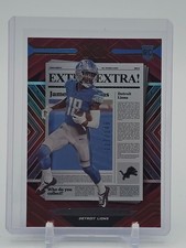 JAMESON WILLIAMS 2022 PANINI XR EXTRA! EXTRA! ROOKIE RED /149 #EXT-4 LIONS Q6978