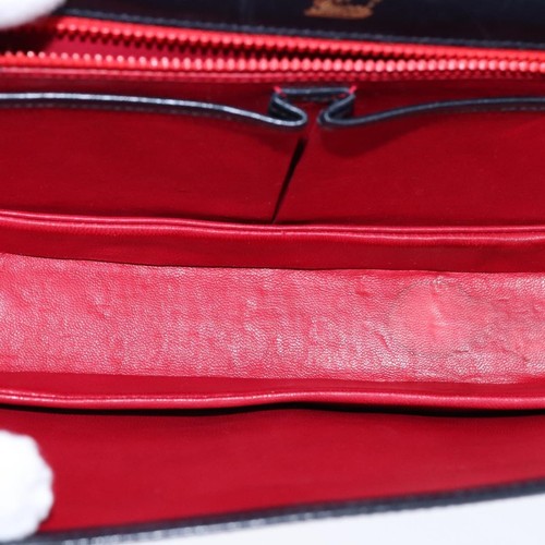Auténtico bolso de hombro Gucci Horsebit de cuero azul marino - Imagen 12 de 22