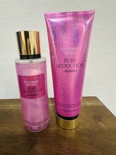 Victoria's Secret VS Pure Seduction Shimmer Mist Lotion 2 pc Full Size Set New