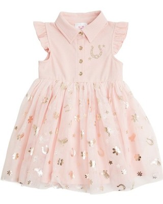 Sugar California Toddler Girls' Horseshoe Print Tutu Dress - TD6653M1H