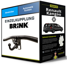 Abnehmbare Anhängerkupplung für RENAULT Kangoo 05.2013-04.2021 Typ KW / FW Brink