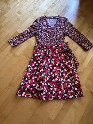 Diane von Fürstenberg Kleid Wickelkleid Gr. 12 Dt.40 Interessante Optik TOP - Bild 1 von 4