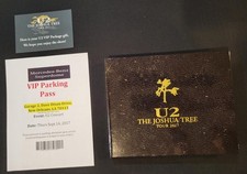 U2 The Joshua Tree Tour 2017 Ltd. Edition VIP Concert Book & Harmonica. W/Ticket