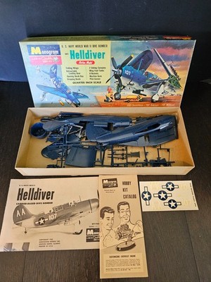 1962 SB2C Helldiver US Navy Model Kit MONOGRAM 1/4 VINTAGE MIB NEW Unbuilt