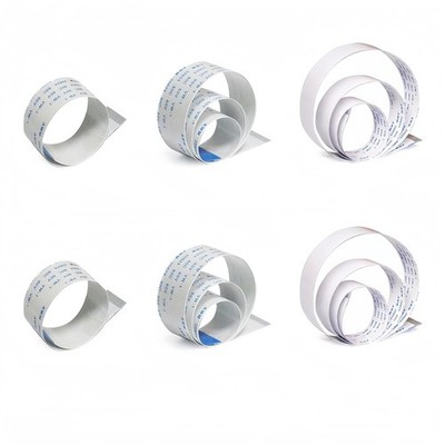 6 Pack 15 Pin Raspberry Pi Camera Cable 3 Sizes White Ribbon Flex Cable Set