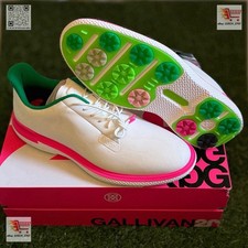 G/Fore G4 Gallivan2r TPU Golf Shoe Sneaker    US 10    White Pink Lime Solid