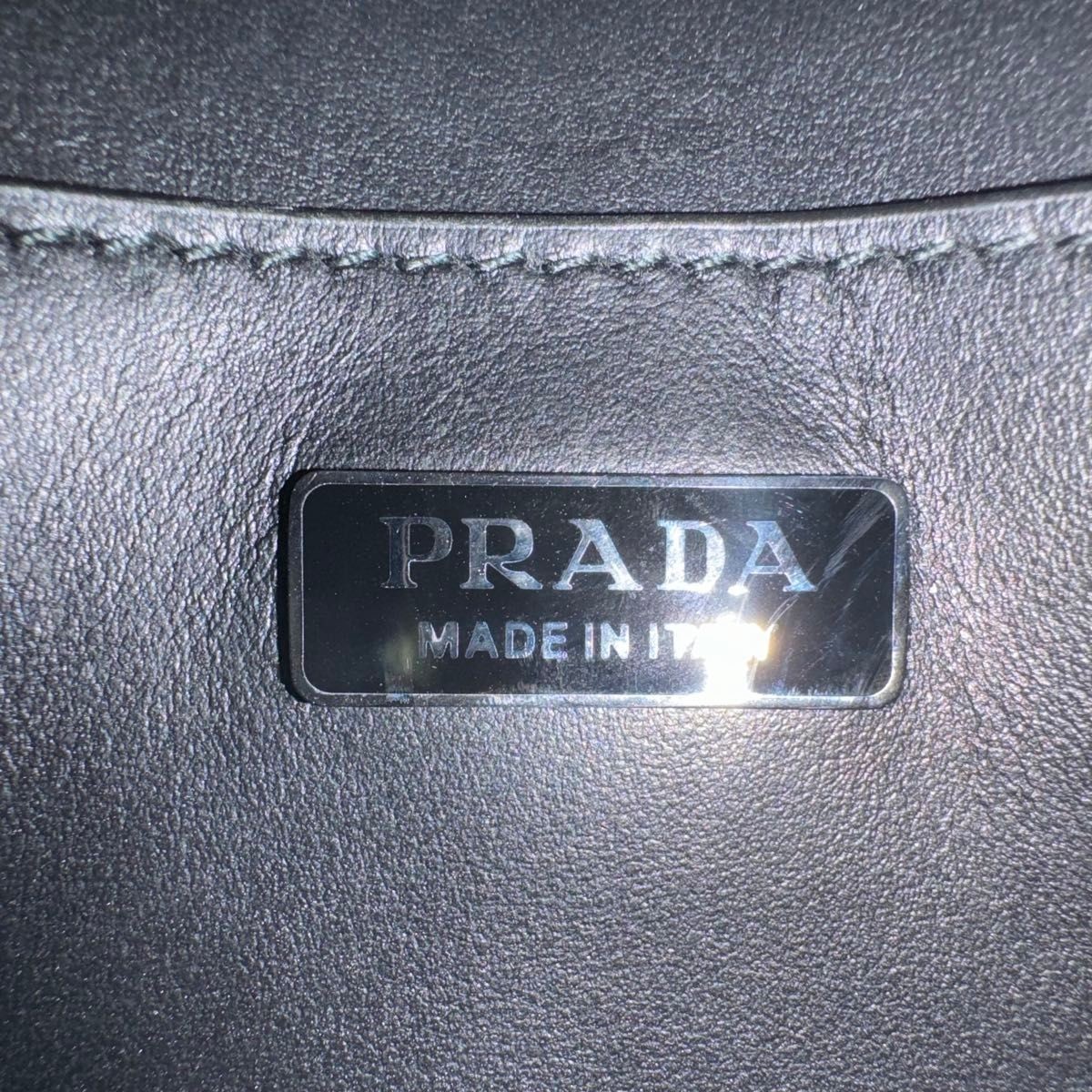 PRADA Shoulder Bag Leather Brown 2VD061 All-Leather Crossbody Bag Auth from JP thumbnail 14