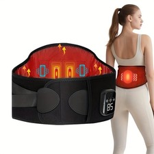 Heated Lower Back Brace for Back Pain Relief, Back Belt with Heating