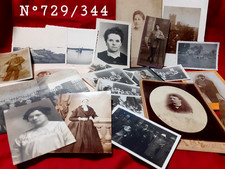 N° 729/344  Lot de 26 Photos Anciennes