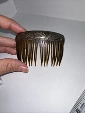 Native American Sterling Silver Hair Comb