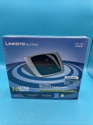 Linksys WRT320N 4-Port Gigabit Wireless N Router Sealed Ultra Range Plus