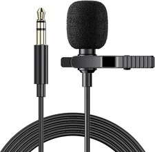 NHOPEEW 3.5mm Car Microphone for Stereo Universal Portable 5ft Lavalier... 