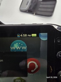 Sony PlayStation Vita PCH-1000 Black Bundle w/ 3 Games, Case & Charger Tested