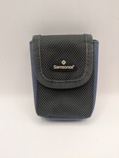 Samsonite Small Camera Case Gray/Blue CLEAN Keychain