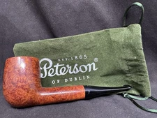 Irish Estates Peterson WICKLOW Smooth Straight Billiard (106) P-Lip Tobacco Pipe