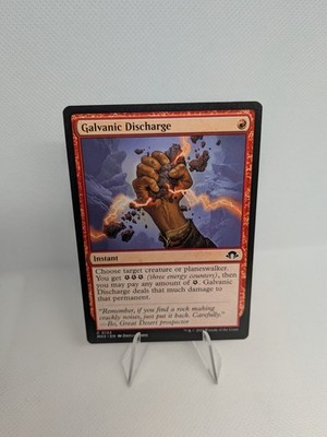 x4 MTG Galvanic Discharge Playset 122 Modern Horizons 3 Magic 4x