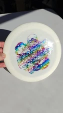 DiscMania X-Mania Neo Enigma 174g Rainbow Holo Distance Driver Golf Disc - Used