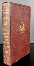 1920 Dickens Stories About Children HC John C Winston Vintage Childrens Book