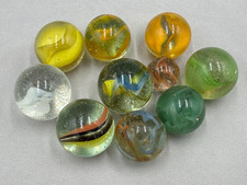 Vintage CAT's EYE MARBLE Lot 1-inch