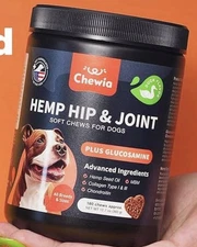 Glucosamine for Dogs - Joint Supplement - Glucosamine Chondroitin Duck 180 05/26