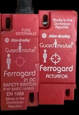 ALLEN BRADLEY 440N-G02090 SAFETY SWITCH 24VDC 1A + FERROGARD ACTUATOR