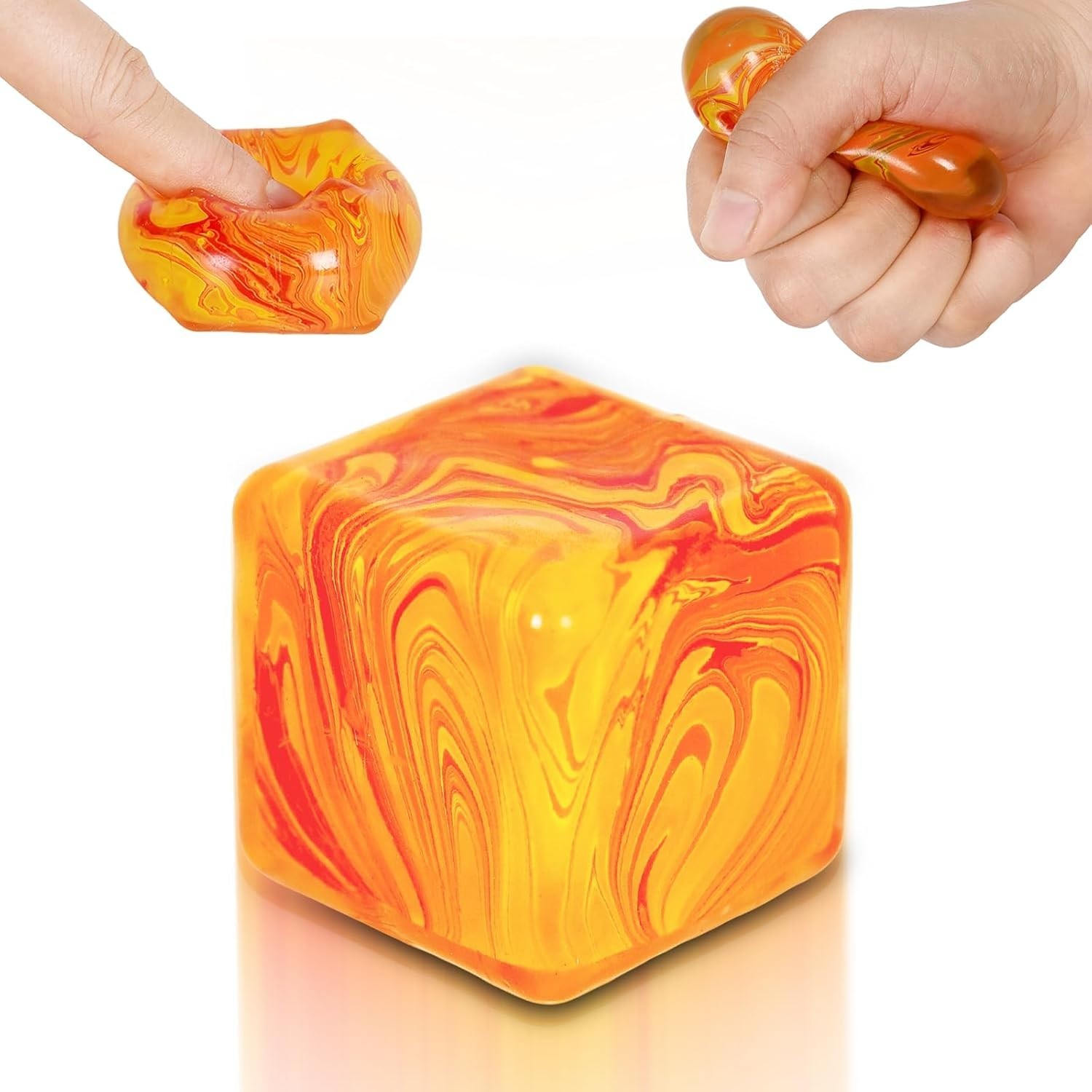 Nee Stress Cube Ball Doh Nice Cube Stress Ball Fidget Toy Brand New In Box - USA
